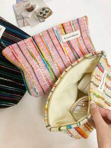 MEYOU FAIRY Makeup Bag, Portable Hand-Held Bag, Storage Bag, Toiletry Bag, Large Capacity Makeup Bag, Cosmetics Storage Tissue Storage, Essential Travel Bag, Storage Bag, Women's And Girls' Sanitary Napkin Storage Bag, Student Pencil, Inner Bag, Zip Cord Hand-Held Storage Bag, With Zipper,Makeup Pouch,Cosmetic Bag,Travel Essential,Large Capacity,Large Makeup Bag,Gifts,Pouch,Travel,Gifts Women Travel Essential,Pouch,Clutch / Small Handbag, Makeup Organizer,Makeup Organize,Pouch,Brush Holder,Pouch,Large Capacity Pouch,Gifts Women,Gifts,Ideas Women - Nhiều màu 11 - Xem 7