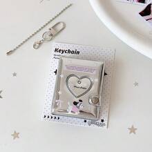 2英寸极简银色卡通星星和心形镂空相册，明星粉丝偶像小卡片和贴纸收藏册 - 彩色 - 查看 16