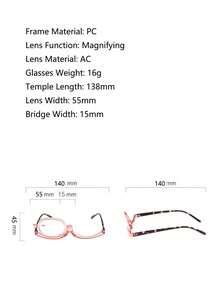 1pc Rotating Magnifying Makeup Mirror, Foldable, Universal, Makeup, Inexpensive, Room Decor, Vanity, Travel, Bedroom, Makeup Accessories, Cheap, Christmas Gift, Cosmetics, Makeup Tools, Inexpensive Goods, Gift, Women Gift, Christmas Gift - Pink - View 8