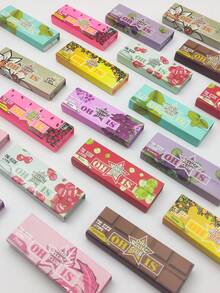 1/2/4 piezas Nuevos papeles de liar con aroma de combustión lenta (50 papeles de liar + 50 filtros por paquete), papeles de liar con sabor, papeles de cigarrillos enrollados, papeles de cigarrillos hechos a mano, papeles de liar con aroma a fruta, accesorios para fumar, suministros de tabaco, gran regalo para familiares y amigos, regalo de vacaciones, Navidad, San Valentín, Pascua, Acción de Gracias, Día del Padre, Día de la Madre, Año Nuevo, cumpleaños, fiesta - Multicolor - Ver 2