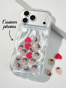 Personalized Photo Phone Cases, Custom Photo Acrylic Sheets, Swinging Phone Cases, Heart-Shaped Acrylic Sheets, Laser Card,Valentine's Day Gifts, Women's Gifts, Birthday Gifts, Couple Gifts, Gifts For Family And Friends, Party Favors, Anniversary Gifts, And Gifts For Pet Lovers. - Multicolor - View 1