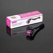 540 Needle Roller Massager – Face Scalp Skin Care Tool, Facial Massage Roller For Beauty Salon, Spa And Home Use - 黑色 - 查看 5