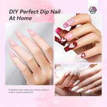 SAVILAND Dip Powder Liquid Set: 4 Pcs Nail Dip Liquid Set With HEMA-Free Base Activator Top Coat And Brush Saver 15 Ml\/0.5 Fl.Oz Dipping System Essentials No Curing Home Use DIY Salon Art - ColorB - 查看 7