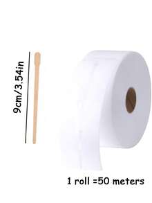 101件套脱毛套装 - 木质脱毛蜡棒和脱毛蜡纸，适用于身体和面部脱毛，一次性美容脱毛纸，脱毛蜡纸，蜂蜡使肌肤光滑，美容工具，脱毛工具套装 - 彩色 - 查看 7