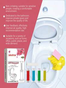 Daily Use Bathroom Toilet Descaling & Deodorizing Fragrant Gel Cleaner, It Can Lock In The Fragrance. Continuously Release, Keep The Air Fresh. Quickly Decompose Odor, Keep The Air Pure. And Improve User Experience. Create A Comfortable Environment. Bathroom Cleaning Tools Cleaner Deodorizer - Multicolor - View 7