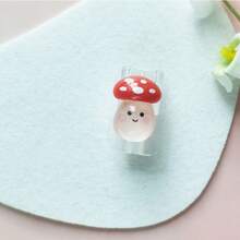 1 Set / 2 Sets Of Cute Mushroom Soft Cable USB Data Cable Protector - Suitable For Protecting Data Cables Of Mobile Phone Accessories - Durable, Break-Resistant, Exquisite Design, Suitable As Easter, Thanksgiving, Wedding, Birthday, Halloween, Christmas Gifts - Multicolor - View 8
