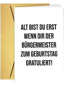 1pc,Humorous Birthday Card, German Language, Unique Paper Gift, Perfect For Family, Friends, Thanksgiving, Valentine's Day, Mother's Day, Father's Day, No Power Required, Personalized Party Invitation - Multicolor - View 4