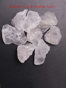 1PC Random Size(Maxlength Approx 2.5-5cm) Natural Crystal Raw Stone Rose Quartz Amethyst Fluorite Smoky Quartz Random Shape Irregular Ore Crystal Diffuse Fragrant Stone Reiki Healing Rock Mineral Specime Specimen Home Decor No Fire Aromatherapy - Raw Crystal - View 10