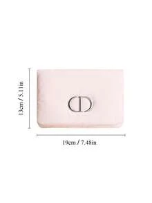 Christian Dior Plush Velvet Makeup Bag, Luxurious Everyday Feel - Pink - View 5