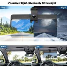 1 Set Of Transparent Vehicle Sunshade, Suitable For Daytime Strong Light / Backlight Driving Scenarios, Compatible With Most Car Front Windshields, Filtering Out Harsh Light To Reduce Glare, Maintaining Clear Road Vision And Enhancing Driving Visual Comfort. - 1Pc - View 5
