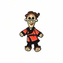 6pcs/Set Kawaii Cartoon Character Family Metal Badge Brooch Decor Dress Accessories Pin For Clothes Bag Charm School Office Accessories Shirts Jacket Jewelry Christmas Halloween Clothes Pin Funny Cute Teacher Gifts - 彩色 - 查看 9