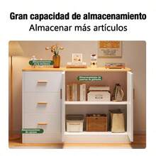 Mueble Para Zapatos Organizador De Zapatos 2 Puertas 100cm - Blanco - Ver 5