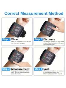 Blood Pressure Monitor, Household Automatic Blood Pressure Measuring Instrument, Arm-Type Blood Pressure Monitor, Neutral English Blood Pressure Monitor USB Plug-In Use-This Tool Does Not Include Batteries!Gifts For Elders - Voice - View 2