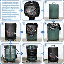 1 件装行李箱套，多种尺寸可选。采用聚酯纤维材质，防刮耐磨，男女通用。商务旅行和夏季度假的理想之选。易于手洗且可拆卸，是旅行必备配件。 - 彩色 - 查看 8