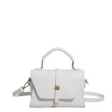 百搭、优雅、简约风格的女士手提包，2026年春季新款时尚包包 - 白色 - 查看 13