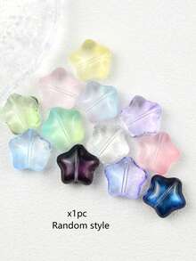 10pcs/Set Electroplated Pentagram Beads, Pink And Blue Star DIY Bracelet Accessories, For DIY Jewelry Making, Bracelets, Necklaces, Suitable As Wedding, Valentine's Day, Birthday, Back To School, Mother's Day Gifts, Holiday Party Decorations - Multicolor - View 12