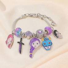 1pc K-Pop DemonHunters Lumi & Saja Boy Beaded Bracelet Charm Jewelry - Multicolor - View 7