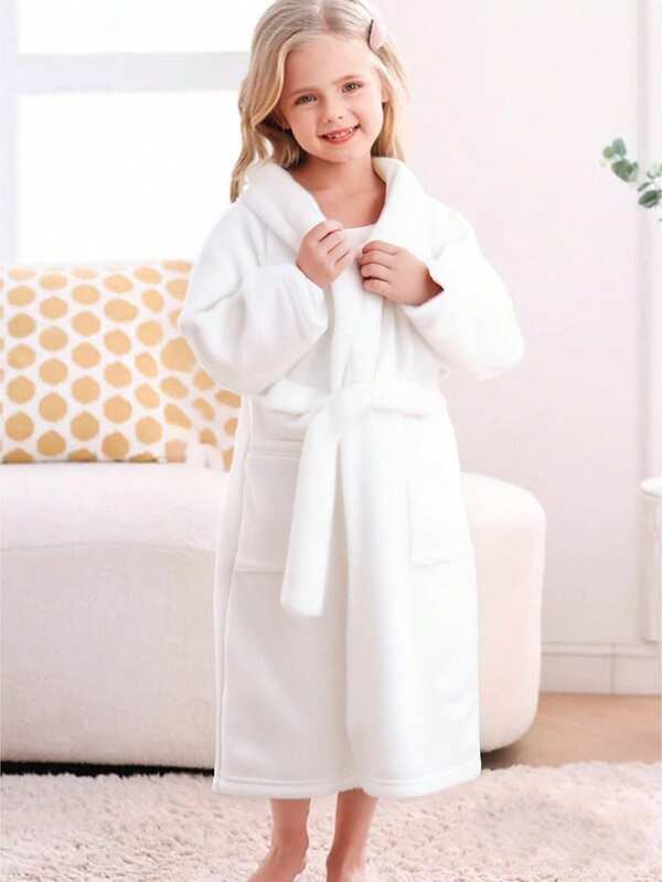 1 pieza Ropa casual cómoda y de estilo minimalista y limpio para niñas