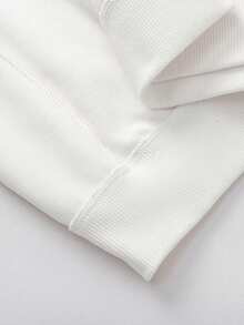 Balabala Sanrio Tween Girl Half-Zip Sweatshirt, Hello Kitty & Friends Print, Easy Wear Design, Lightweight Comfort, Spring School Style - Original White - View 6