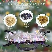 2/6/10-Piece Christmas Light Storage Reel; Multi-Functional Light Decoration Storage Rack For Tree Lights, Extension Cords And Garlands - Keep Festive Decorations Neat And Organized - Multicolor - View 4