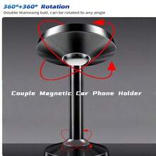 Metal Car Navigation Multifunctional Car Mount Strong Magnetic Anti-Slip Magnetic Phone Holder - Upgraded Version - View 6