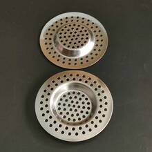 重型金属水槽滤网，1个/2个装，加厚金属材质，耐磨耐用。内置毛发收集功能，可有效过滤食物残渣和毛发，防止下水道堵塞。适用于厨房水槽、浴室水槽、浴缸等，提起冲洗即可轻松清洁。 - 銀色 - 查看 8