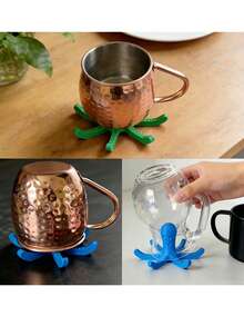 1pc Freestanding Bottle Drying Rack, Octopus-Inspired Design, Equipped With A Rapid Ventilation System To Accelerate Drying. This 3D-Printed Design Effectively Saves Countertop Space And Accommodates Various Water Glasses, Cups, And Wine Glasses.