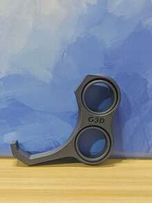 1pc/2pcs 3D-Printed Phone Grip With Rotating Gyro Ring, Ergonomic Design To Relieve Finger Fatigue , Anti-Slip & Comfort Hold For Office, Gaming, And Streaming ,Fun Fidget Toy & Practical Gift Idea. - Multicolor - View 13