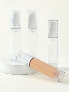 30/50/100ml Random Color Plastic Refillable Fine Mist Perfume Atomizer Spray Bottle For Travel Beauty Makeup, Travel Bottles Set Clear Plastic Spray Bottle, 1PC Small Refillable Bottle Empty Cosmetics Sample Container Portable Makeup Remover Water Bottle Travel Must-Have - Silver - View 10