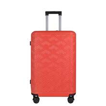 JLY Hard Shell ABS+PC Travel Luggae 4 Wheel Cabin Luggae Lightweight Trolley TSA Lock - Coral - View 10