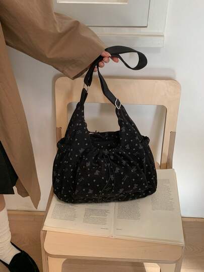 Bolso bandolera de mujer de unicolor y alta calidad, adecuado para ir al trabajo