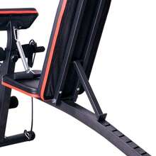 Multifunctional Weight Bench With Return Spring, Supporting Up To 120 Kg, Black, 54 X 160 X 106 Cm - Black - View 5
