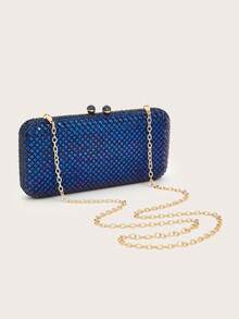 亮片、时尚、优雅、简约、个性化、经典晚宴包，适合约会、日常、下午茶、派对、舞会、俱乐部、生日、晚宴、宴会等场合。 - 寶藍色 - 查看 5