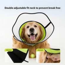 Elizabethan Collar For Dogs, Adjustable, Post-Operative Protective Soft Collar, Universal Collar For Dogs And Cats, Prevents Licking And Biting, Suitable For Small To Medium-Sized Cats And Dogs, Universal Pet Collar. - Multicolor - View 5