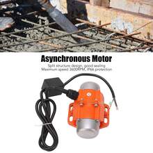 110V 3600RPM Micro Vibration Motor Single Phase Aluminum Alloy Vibrating Motor IP66 Waterproof - Tipo de Enchufe A USA (110-127V) - Ver 4