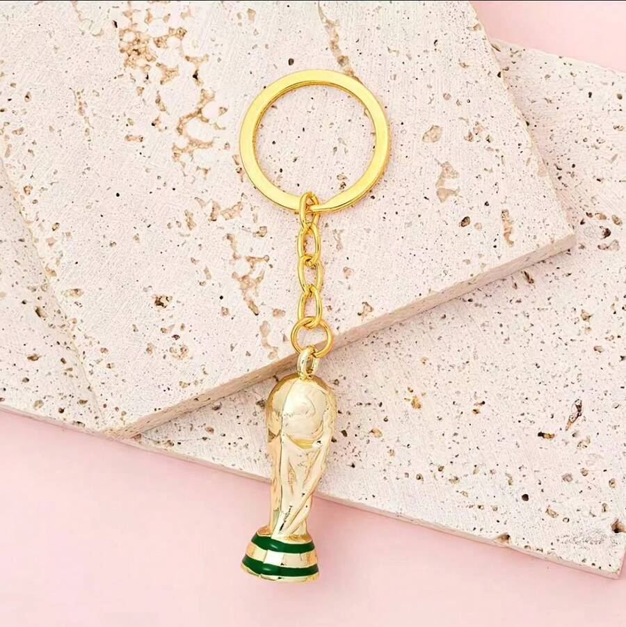 2026 FlFA World Cup Metal Keychain, Football And Trophy Pendant, Fan Souvenirs, Gift Pendant, Fan Creative Gift, Car Key Pendant, Schoolbag Pendant - Cúp vô địch bóng đá thế giới - Xem 1