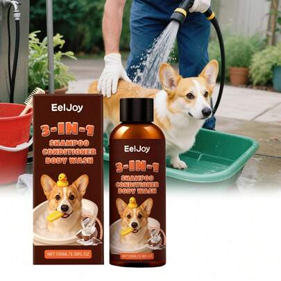 100ml Natural Formula Pet Fragrance Conditioner - Suitable For Cats & Dogs, Makes Fur Soft, Shiny, Moisturized And Strong, With Long-Lasting Scent.