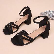Bow Tie Contrast Color Sports Fabric Buckle Criss-Cross Strap, Suitable For Office And Home, Spring/Summer - Black - View 15