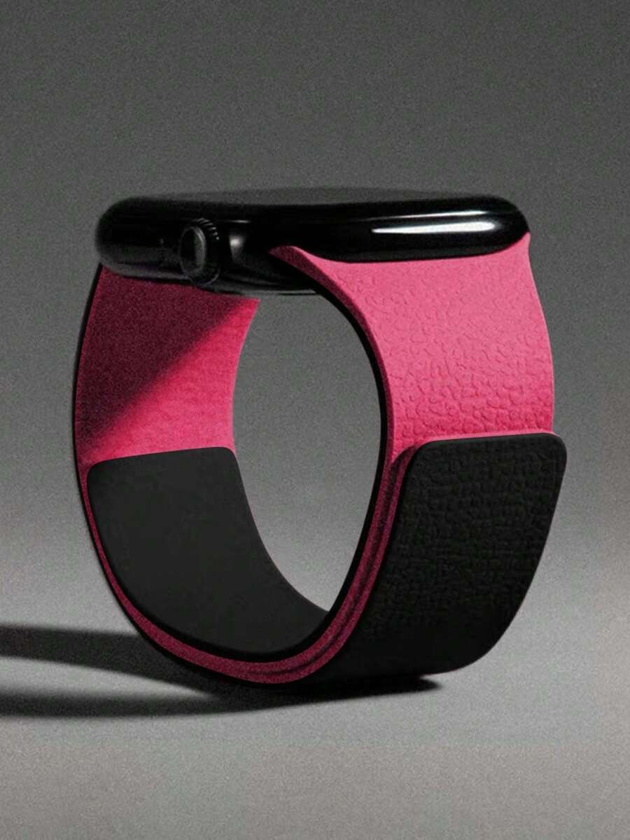 1 pièce Bracelet magnétique bicolore en silicone unisexe compatible avec Apple Watch, bracelet de sport doux et résistant à la transpiration, convient aux modèles 42mm/38mm/40mm/41mm/44mm/45mm/46mm/49mm, bracelet de remplacement pour montre connectée, compatible avec les séries Ultra2, Ultra SE2, SE 11, 10, 9, 8, 7, 6, 5, 4, 3, 2, 1, cadeau pour les amis, convient pour les fêtes, les rassemblements, les activités de plage, les voyages, la Saint-Patrick