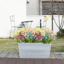 4pcs Faux Silk Daisy - UV Resistant Artificial Flower Bouquet, Suitable For Indoor Living Room Coffee Table, Office Desk And Outdoor Garden, Balcony, Window Sill Decor - Multicolor - View 9