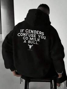 Men Outdoor Hoodies & Sweatshirts - Black - View 1