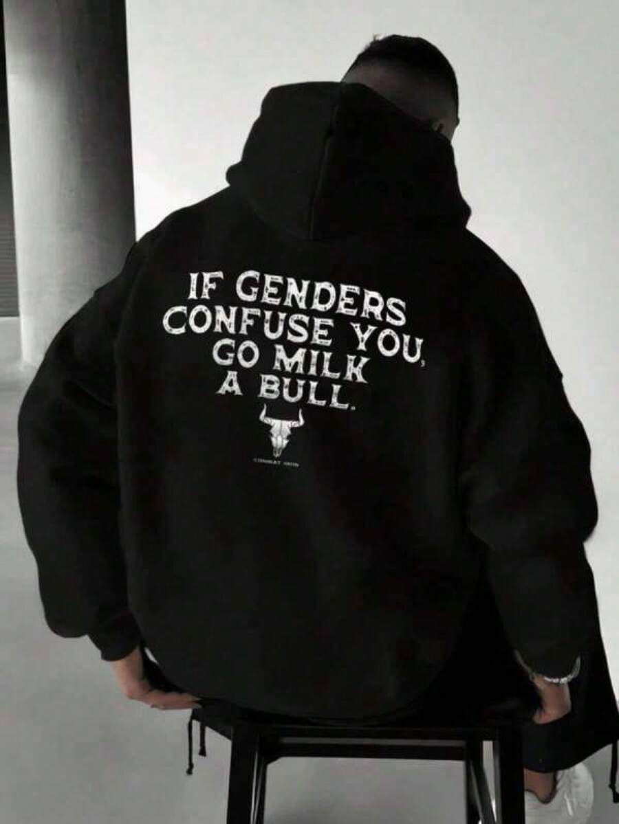 Men Outdoor Hoodies & Sweatshirts - Black - View 1