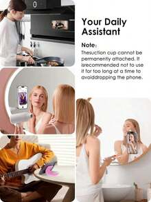 1-Piece Silicone Suction Phone Case Holder, Anti Slip Adhesive Phone Grip, Suitable For Mirror Phone Suction Cup Holder, Silicone Suction Cup Phone Holder, Strong Grip Device, Suitable For Hands-Free Selfies And Video Shooting - 彩色 - 查看 8
