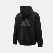 Adidas Áo nỉ nam dáng rộng, chất liệu dệt kim, kiểu áo chui đầu JZ6248 - màu đen - Xem 2