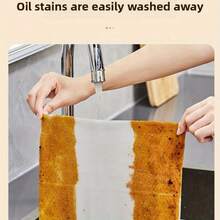 Washable Kitchen Paper Towels, Strong Absorbency, Non-Stick Oil, Roll-Up Design, Made Of Durable Polyester Fabric, Suitable For Kitchen, Car, Living Room, Bathroom, Bedroom And Other Occasions. They Are Essential Cleaning Supplies For The Kitchen, As Well As Kitchen Decor.
