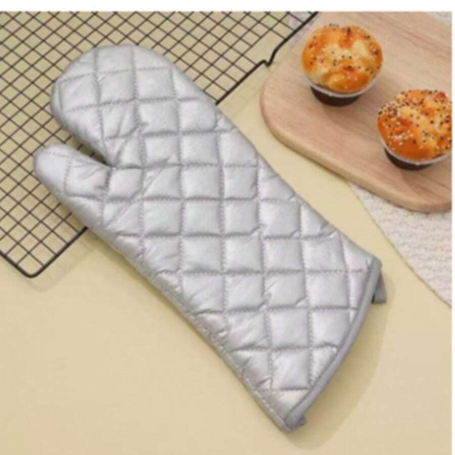 Gray Thermal Glove With Efficient Heat Protection - Bạc - Xem 1