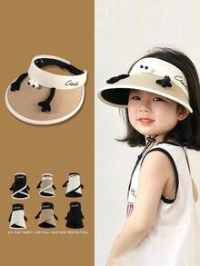 Kids' Sun Protection Open Top Hat, Cute Sun Hat, Cartoon Sun Hat, Baby Hat, Unisex Straw Hat For Summer - Hat - View 10