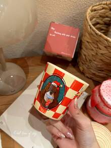 180ml Cute Pet Art Series Mug - Coffee, Juice, Milk And Cold Drink Cup, Suitable For Daily Use, Holidays And Birthday Gifts - Multicolor - View 14