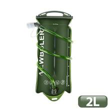 NEWBOLER 2升大容量水袋背包，适合骑行、徒步、跑步和旅行 - 綠色 - 查看 12