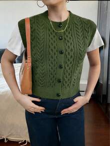 Freeform Spring/Summer New Elegant Casual Daily Women Knit Sweater, Women Knitwear, Commute, Daily, Date, Christmas